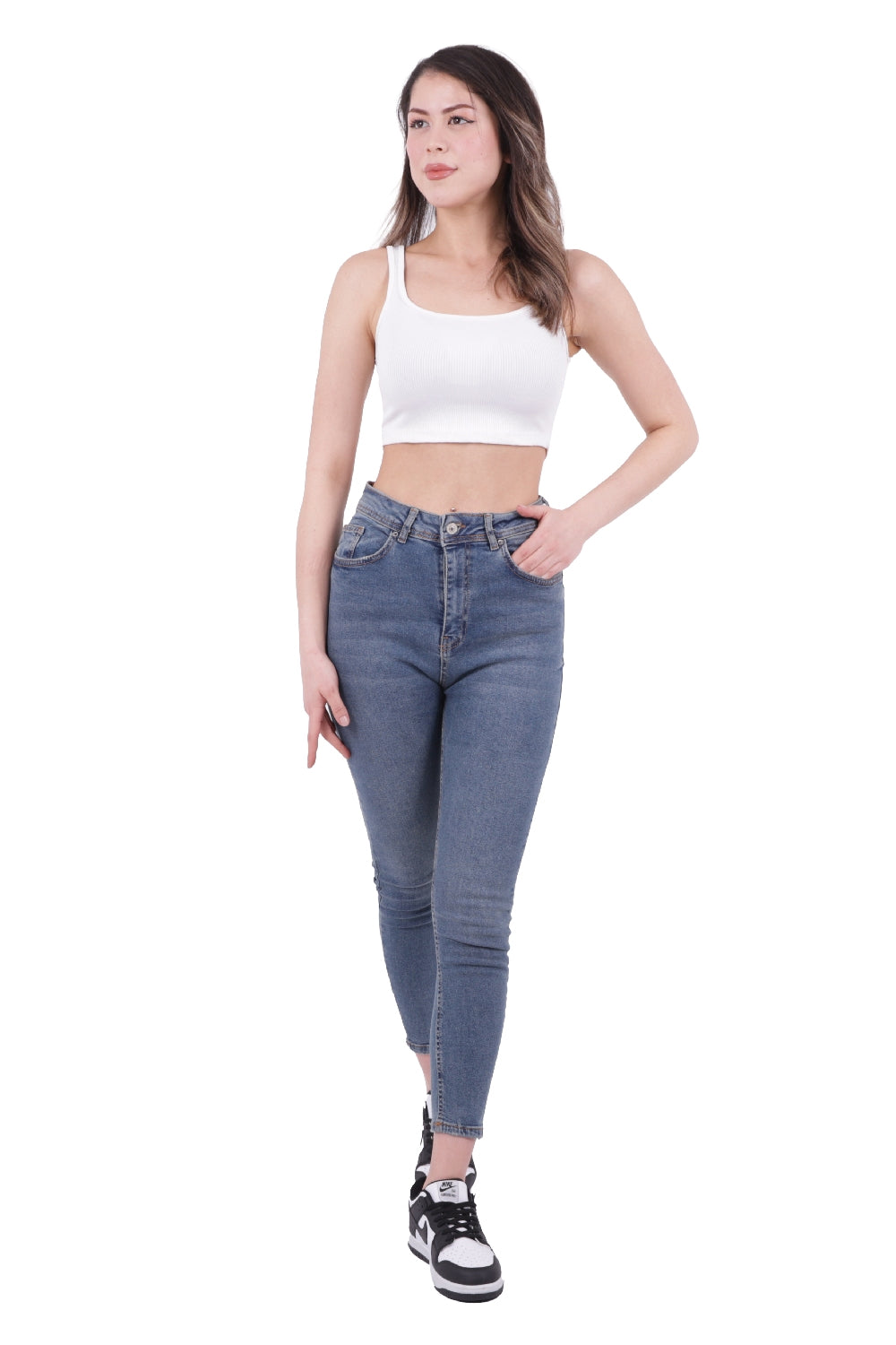 Skinny Tam Boy Kot Pantolon - Koyu Tintli Kot - (28-33) - 4