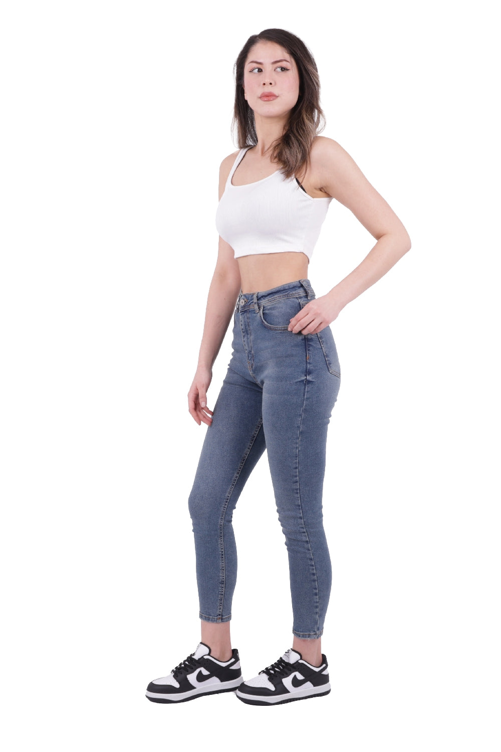 Skinny Tam Boy Kot Pantolon - Koyu Tintli Kot - (28-33) - 5