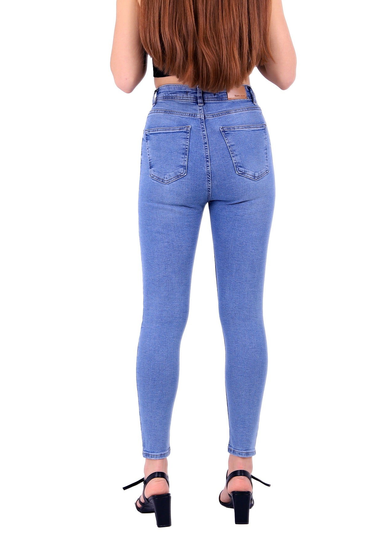Skinny Tam Boy Kot Pantolon - Açık Mavi Kot - (26-31) - 4