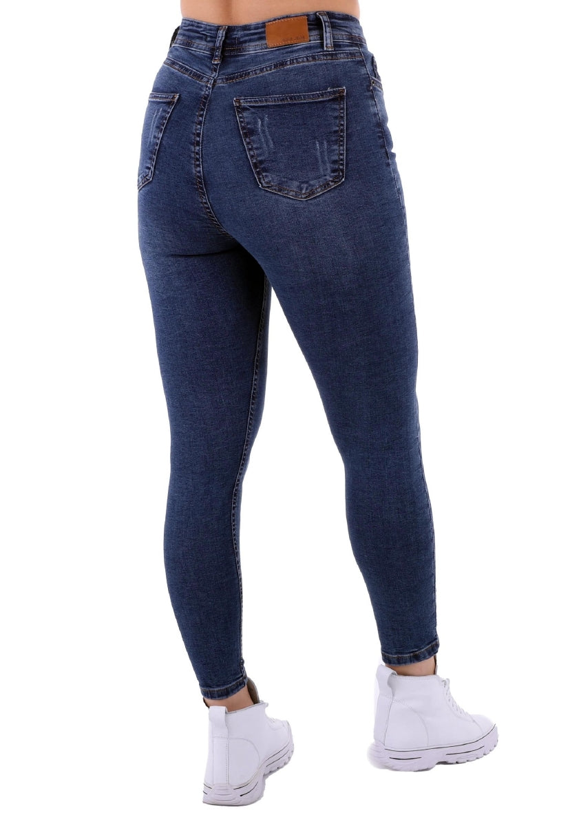 Skinny Kot Pantolon - Koyu Mavi Kot - (26-31) - 6