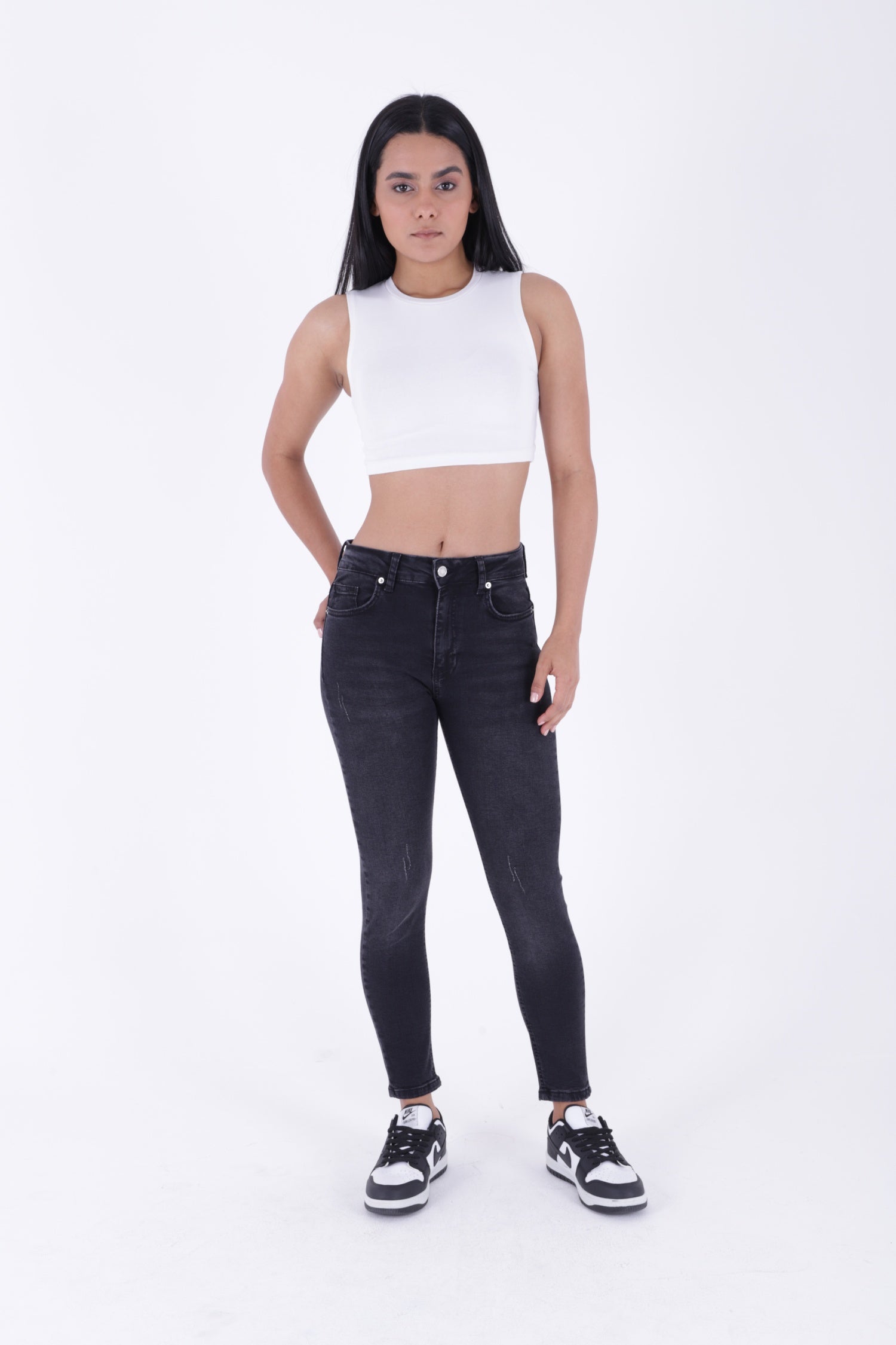 Skinny Kot Pantolon Antrasit Kot