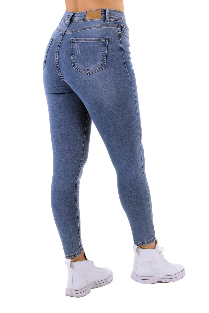 Skinny Kot Pantolon - Açık Mavi Kot - (26-31) - 6