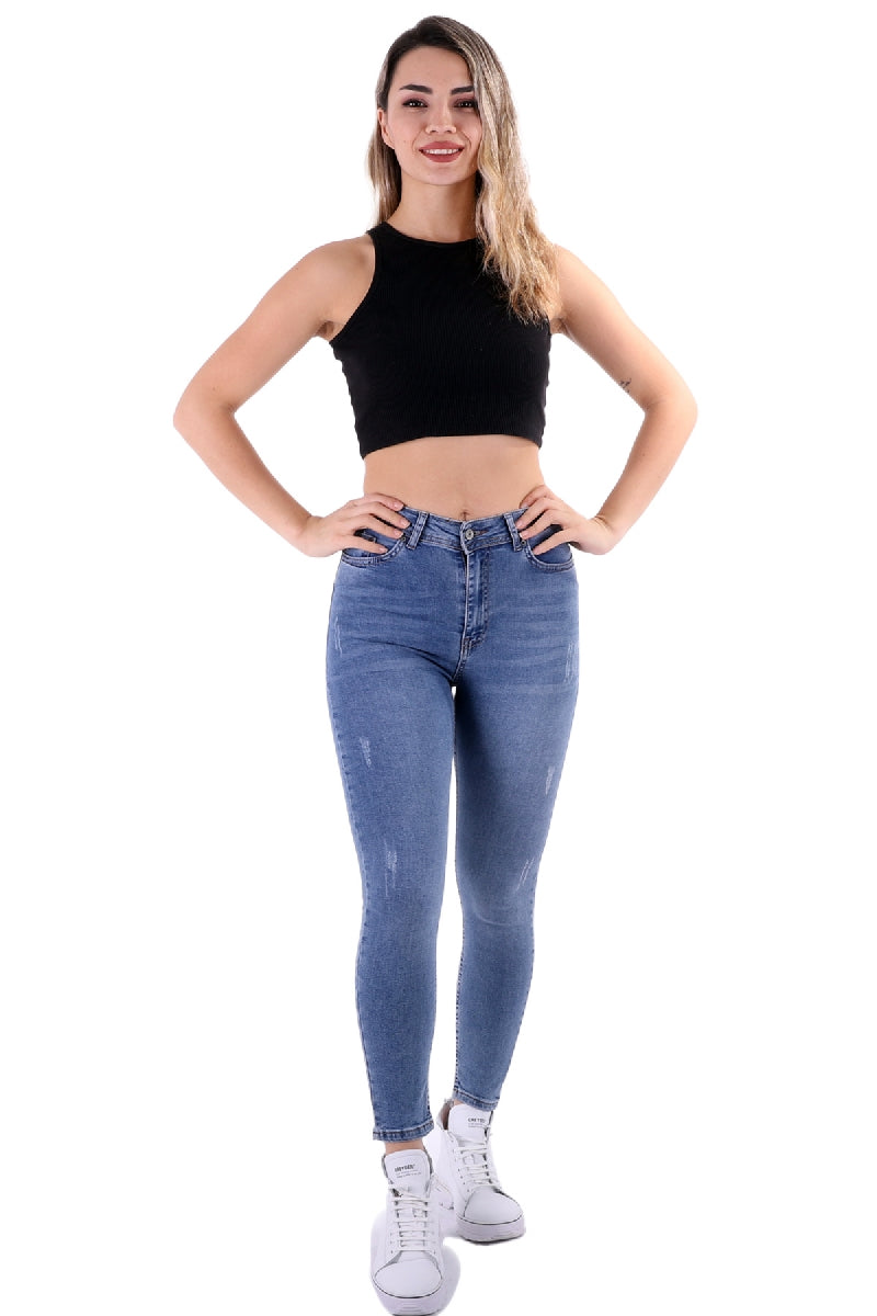 Skinny Kot Pantolon Açık Mavi Kot