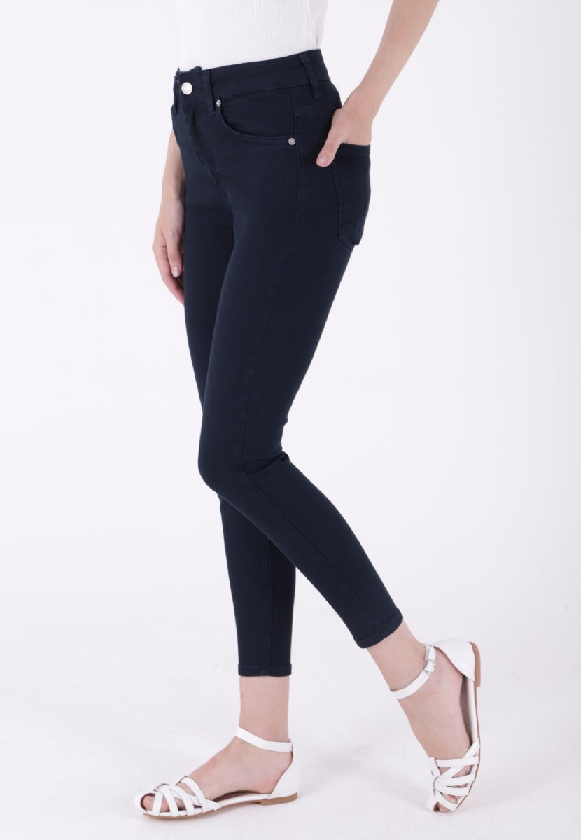 Skinny Kot Pantolon - Lacivert Renk - (26-31) - 4