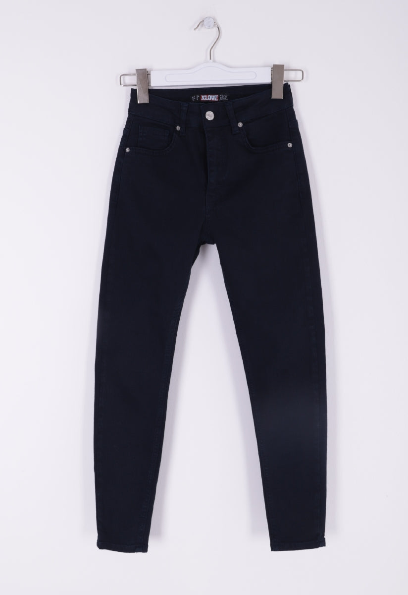 Skinny Kot Pantolon - Lacivert Renk - (28-33) - 6
