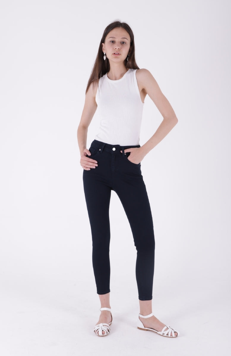 Skinny Kot Pantolon Lacivert Renk