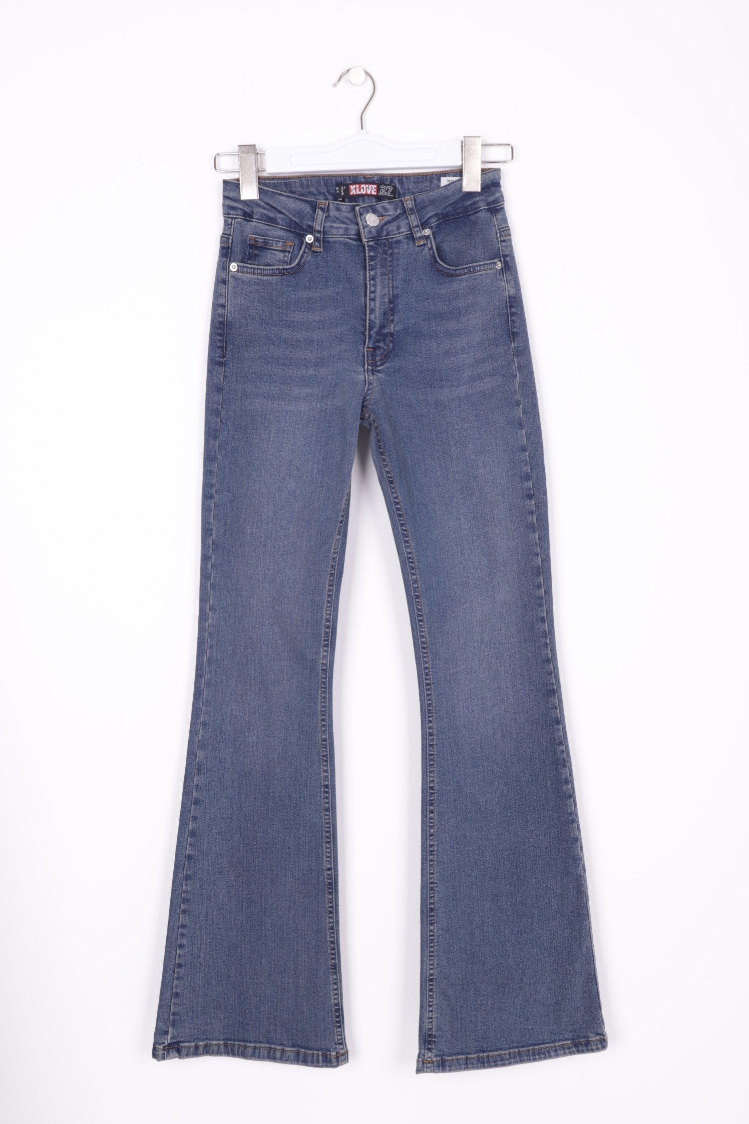 İspanyol Skinny Kot Pantolon - Koyu Tintli Kot - (27-32) - 6
