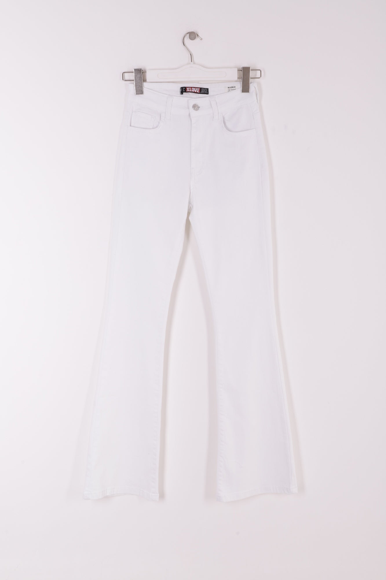 İspanyol Skinny Kot Pantolon - Beyaz - (27-32) - 6