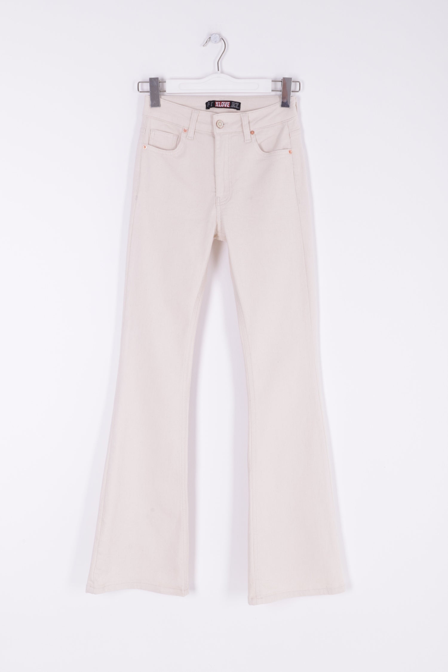 İspanyol Skinny Kot Pantolon - Naturel - (27-32) - 6