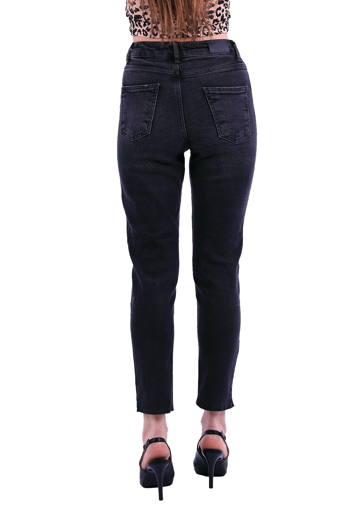 Comfort Slim Kot Pantolon - Antrasit Kot - (28-33) - 4