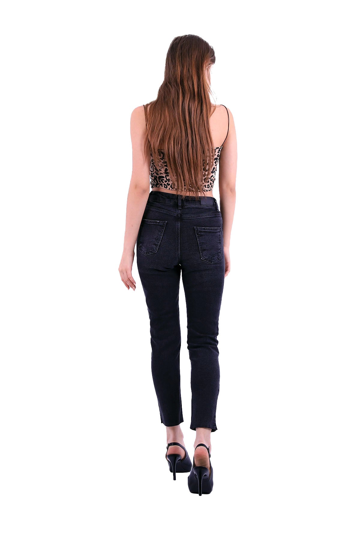 Comfort Slim Kot Pantolon - Antrasit Kot - (28-33) - 5