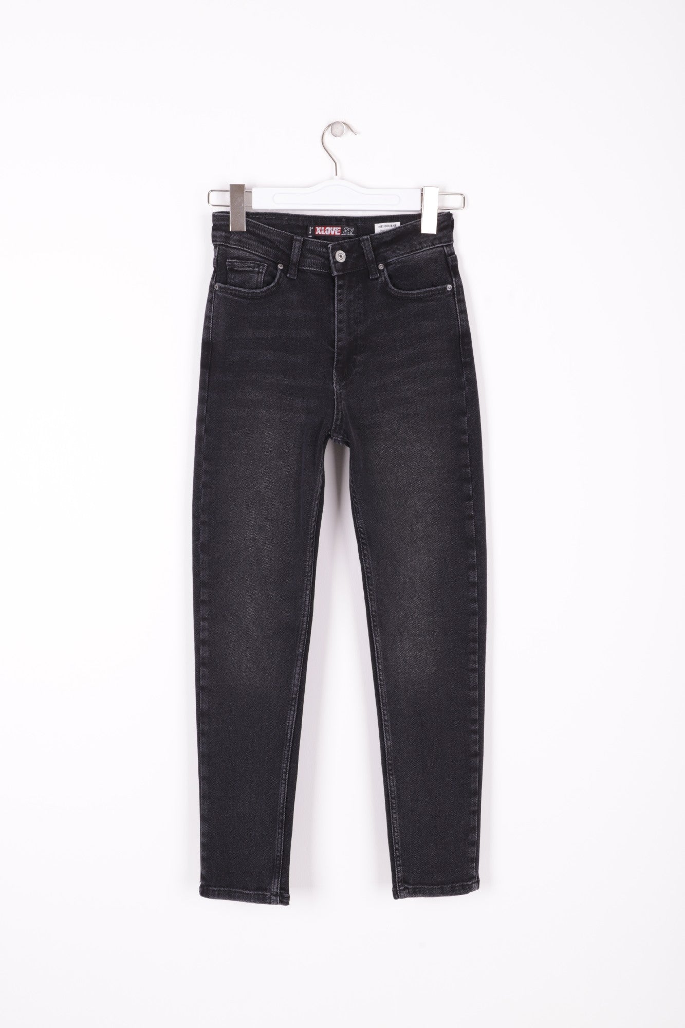 Comfort Slim Kot Pantolon - Antrasit Kot - (26-31) - 6