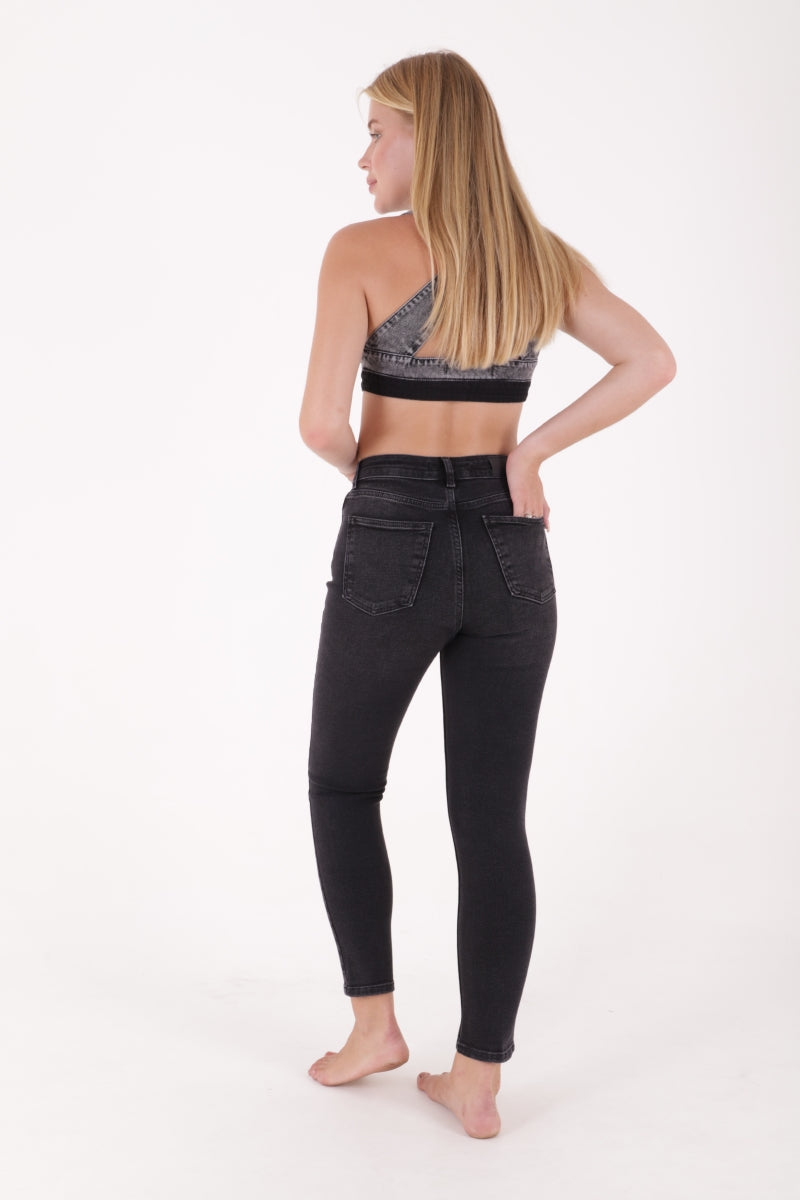 Comfort Slim Kot Pantolon - Antrasit Kot - (32-36) - 3