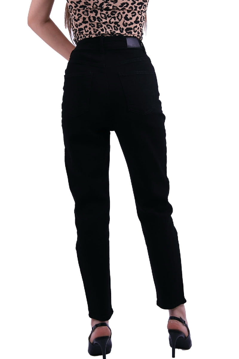Comfort Slim Kot Pantolon - Siyah - (26-31) - 4