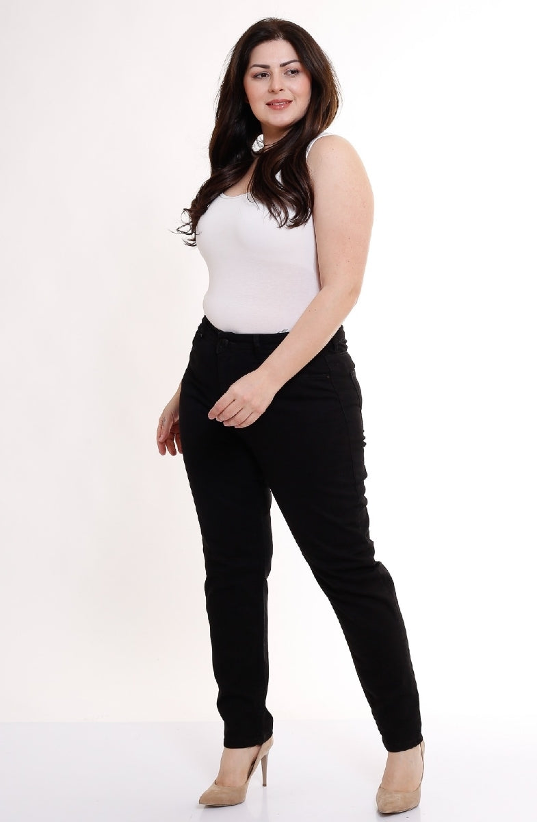 Comfort Slim Kot Pantolon - Siyah - (32-36) - 3