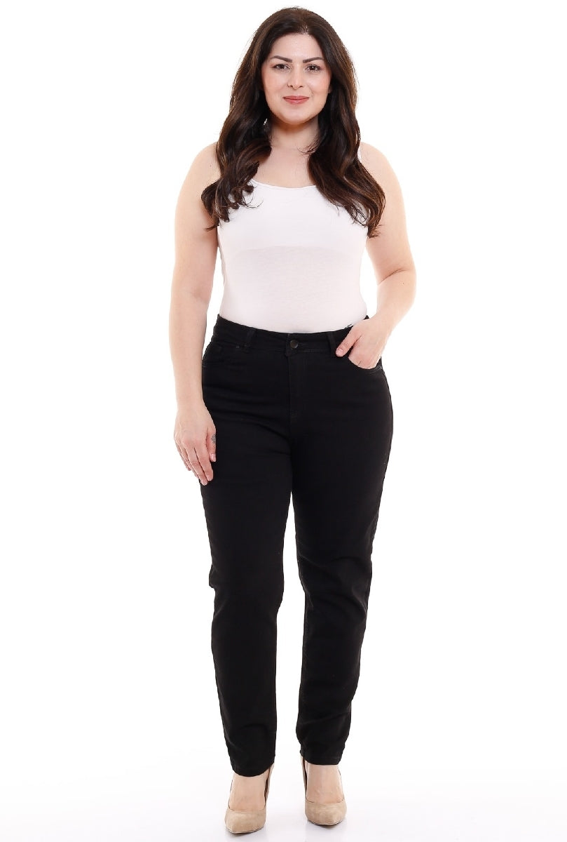 Comfort Slim Kot Pantolon - Siyah - (32-36) - 5