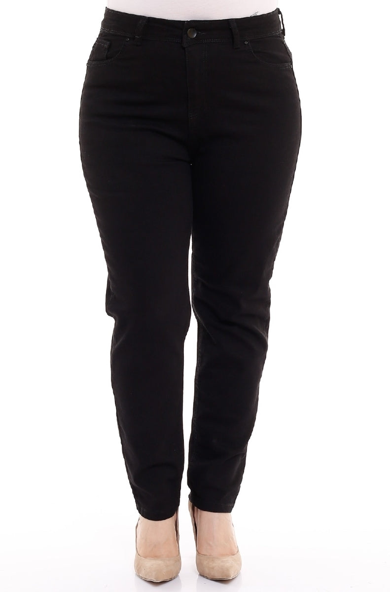 Comfort Slim Kot Pantolon - Siyah - (32-36) - 6