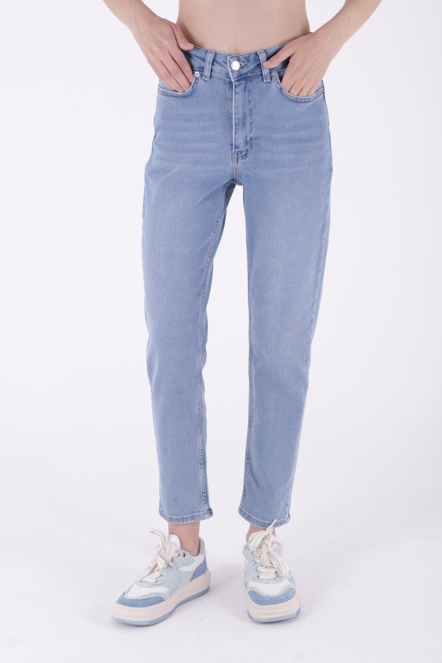 Comfort Slim Kot Pantolon - Açık Mavi Kot - (32-36) - 2
