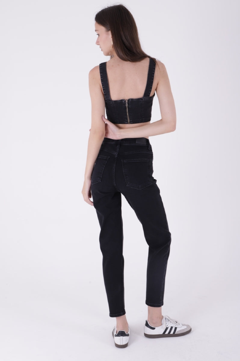 Comfort Slim Kot Pantolon - Düz Antrasit - (26-31) - 3