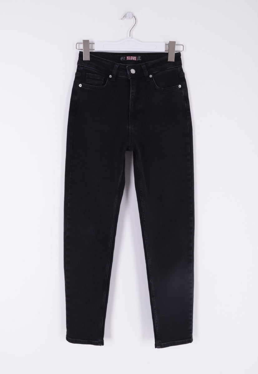 Comfort Slim Kot Pantolon - Düz Antrasit - (26-31) - 6
