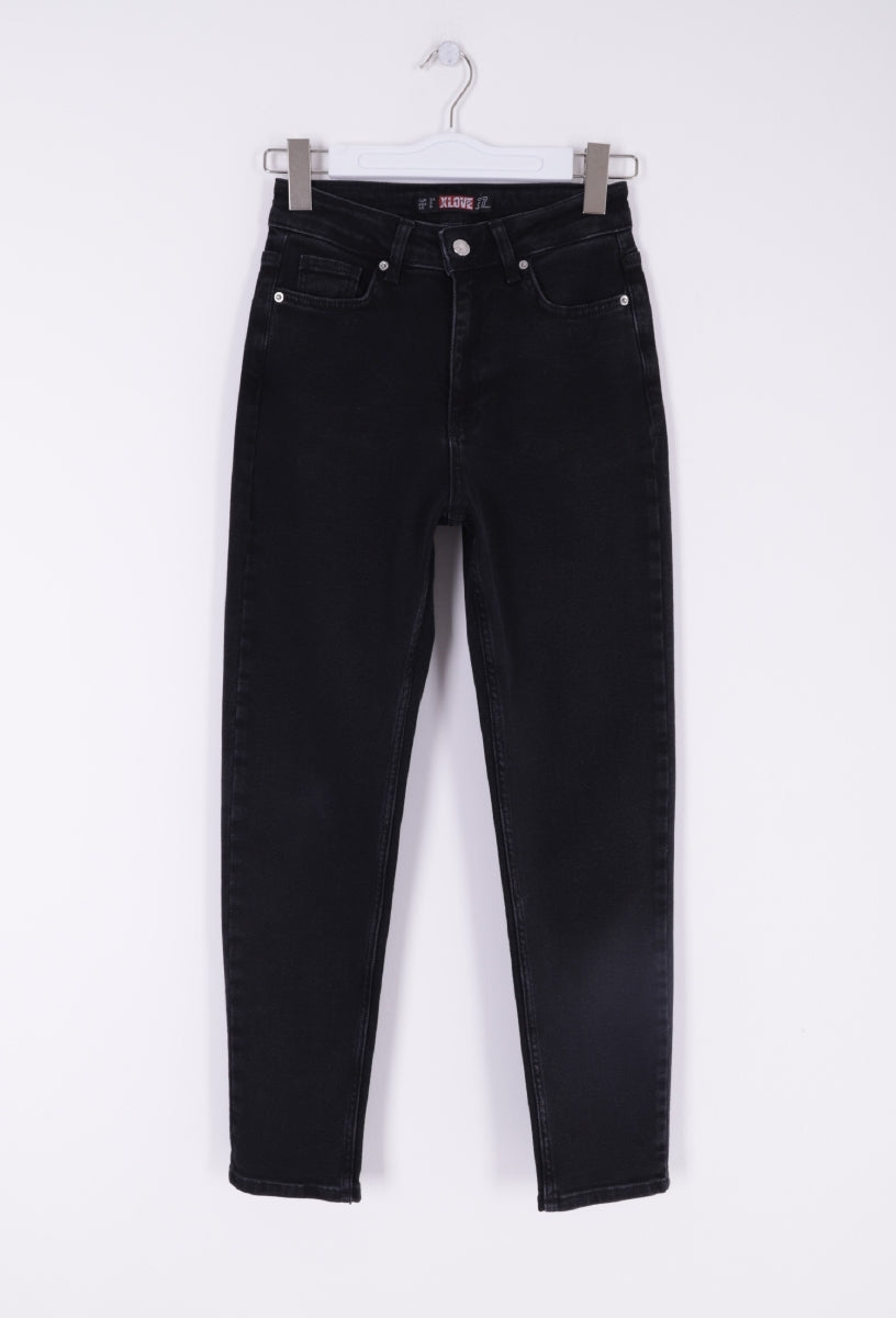 Comfort Slim Kot Pantolon - Düz Antrasit - (28-33) - 6
