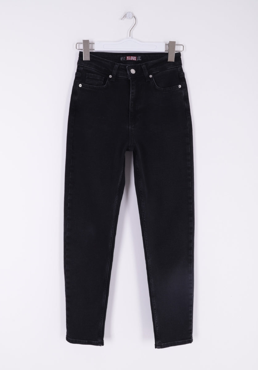 Comfort Slim Kot Pantolon - Düz Antrasit - (32-36) - 6