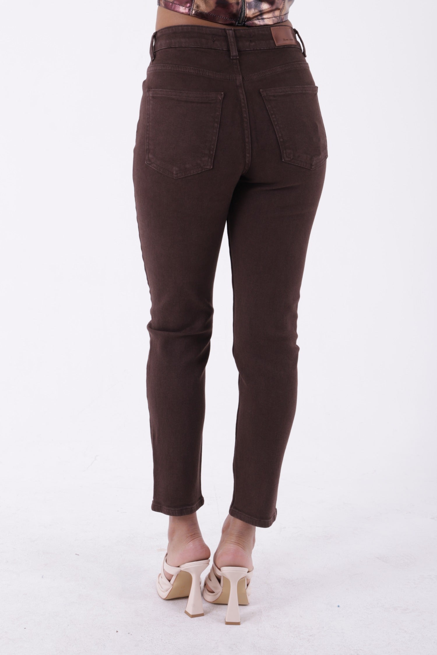 Comfort Slim Kot Pantolon - Kahverengi - (28-33) - 3