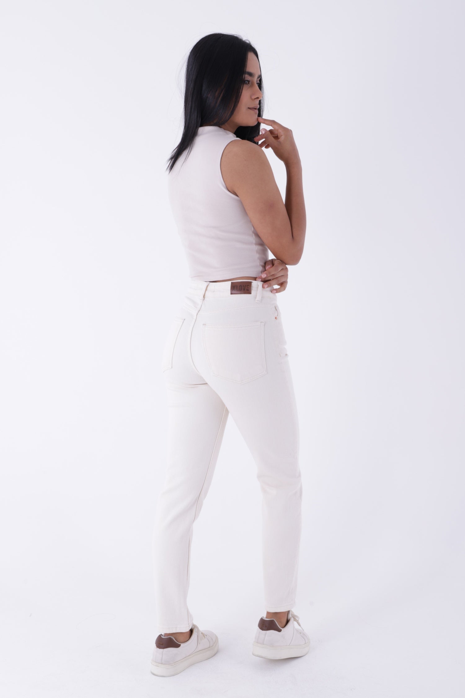 Comfort Slim Kot Pantolon - Naturel - (26-31) - 4