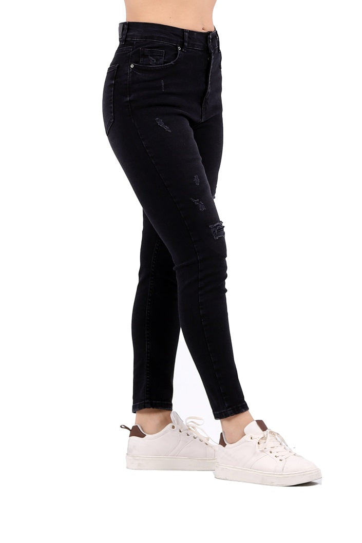 Skinny Pantolon - Antrasit Kot - (28-33) - 5