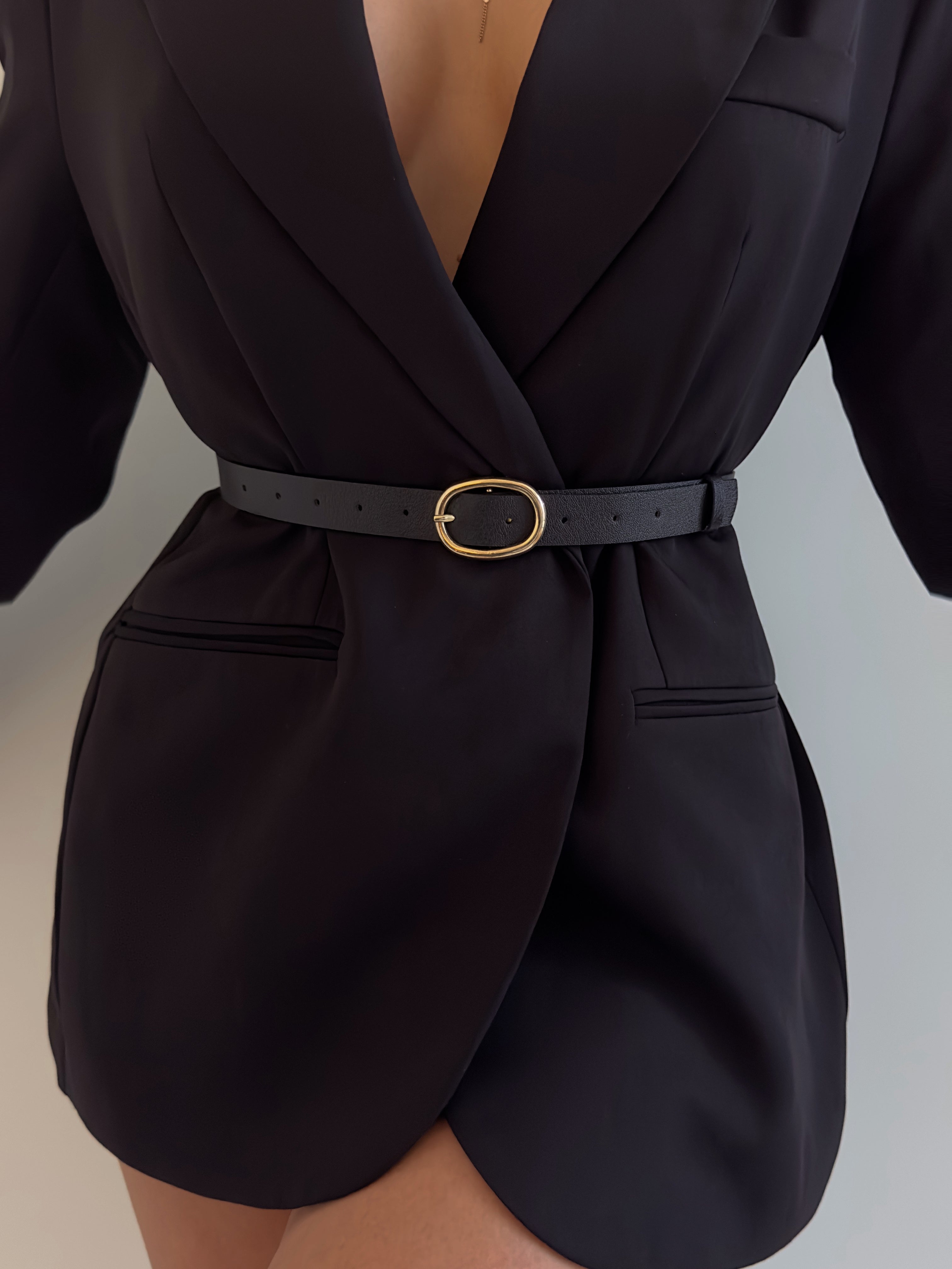 Oval Tokalı Kadın Kemeri