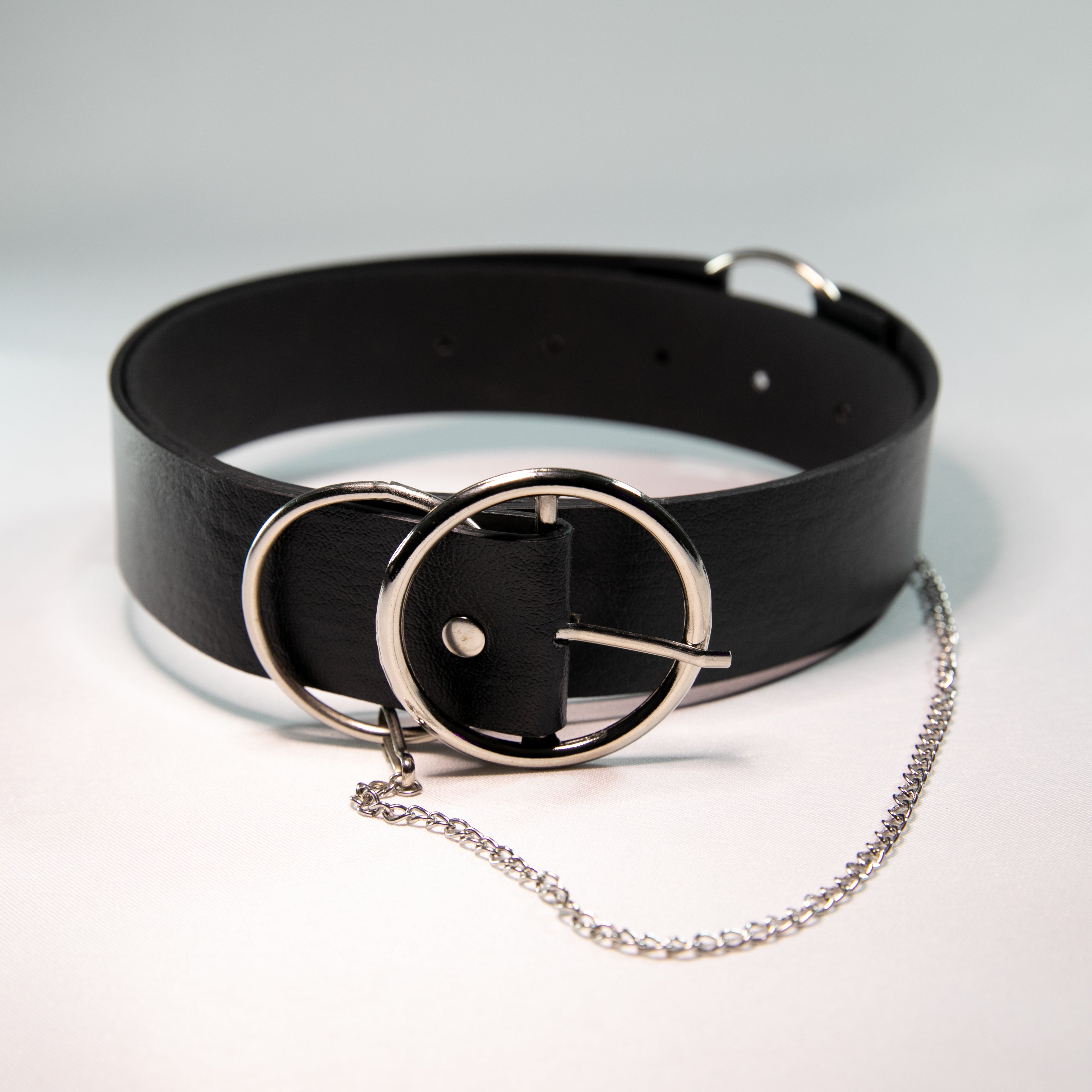 Women's Chain Belt with Ring Buckle