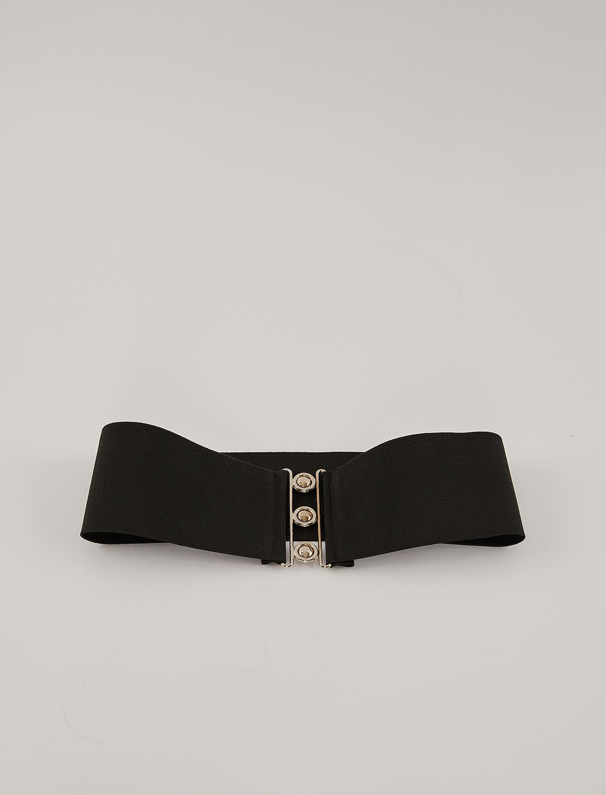 Elastic Women's Belt with Snap Buckle