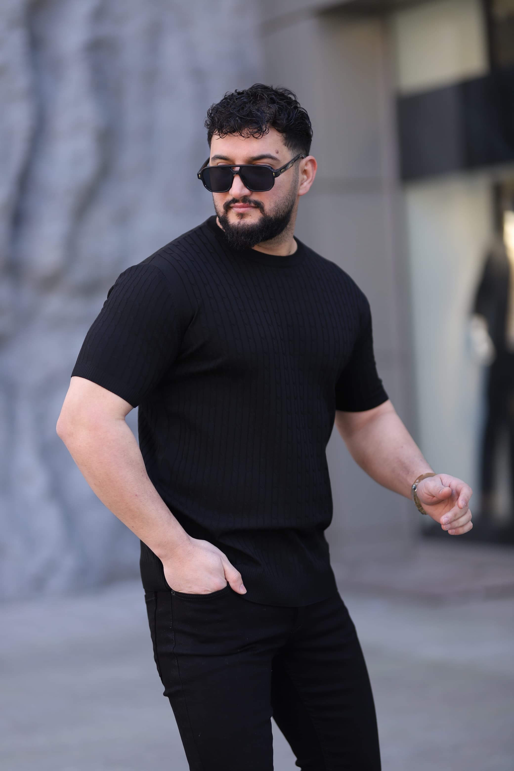 BİSİKLET YAKA TRİKO TİŞÖRT