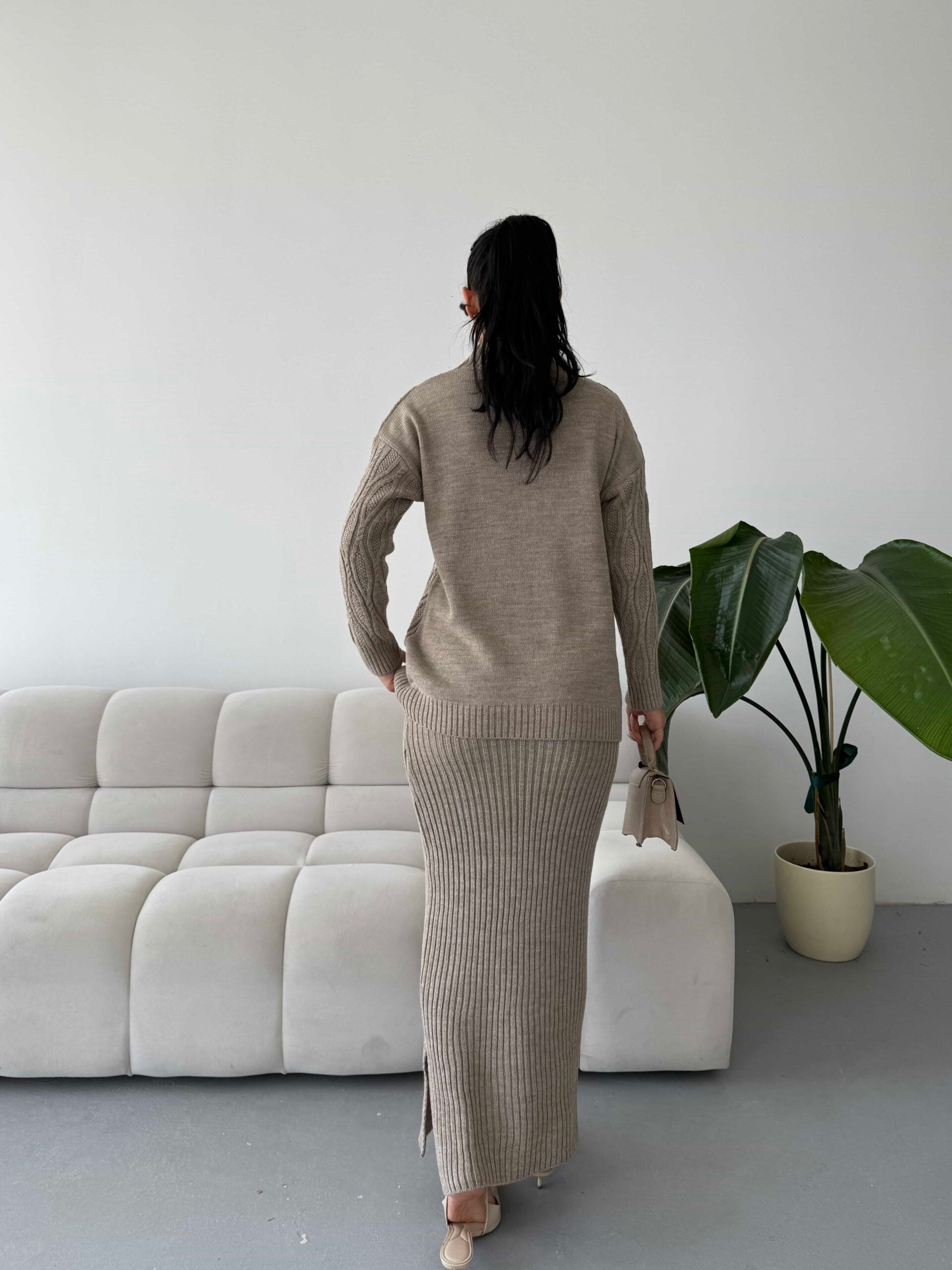 Etek Kazak Triko Takım 1557