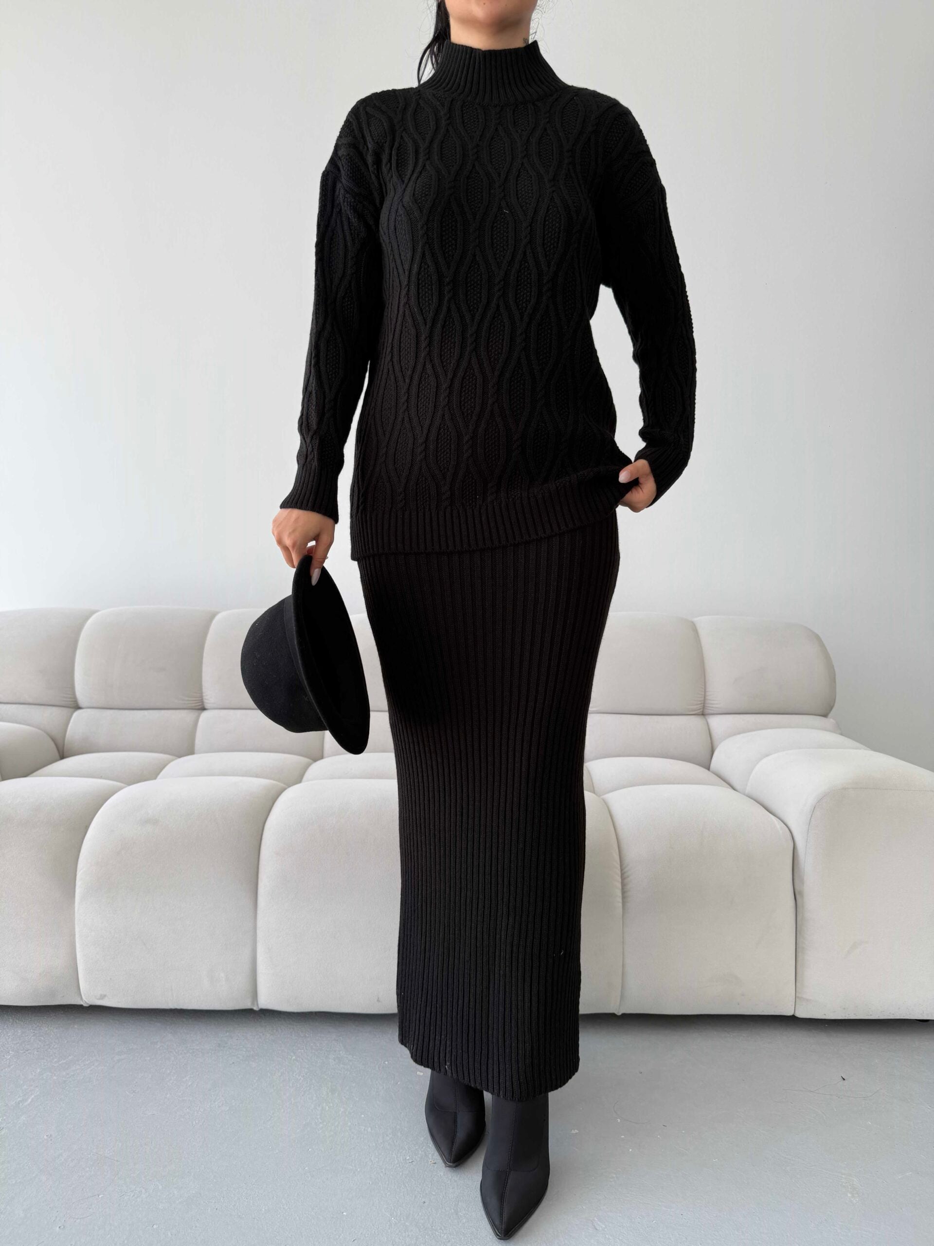 Etek Kazak Triko Takım 1557