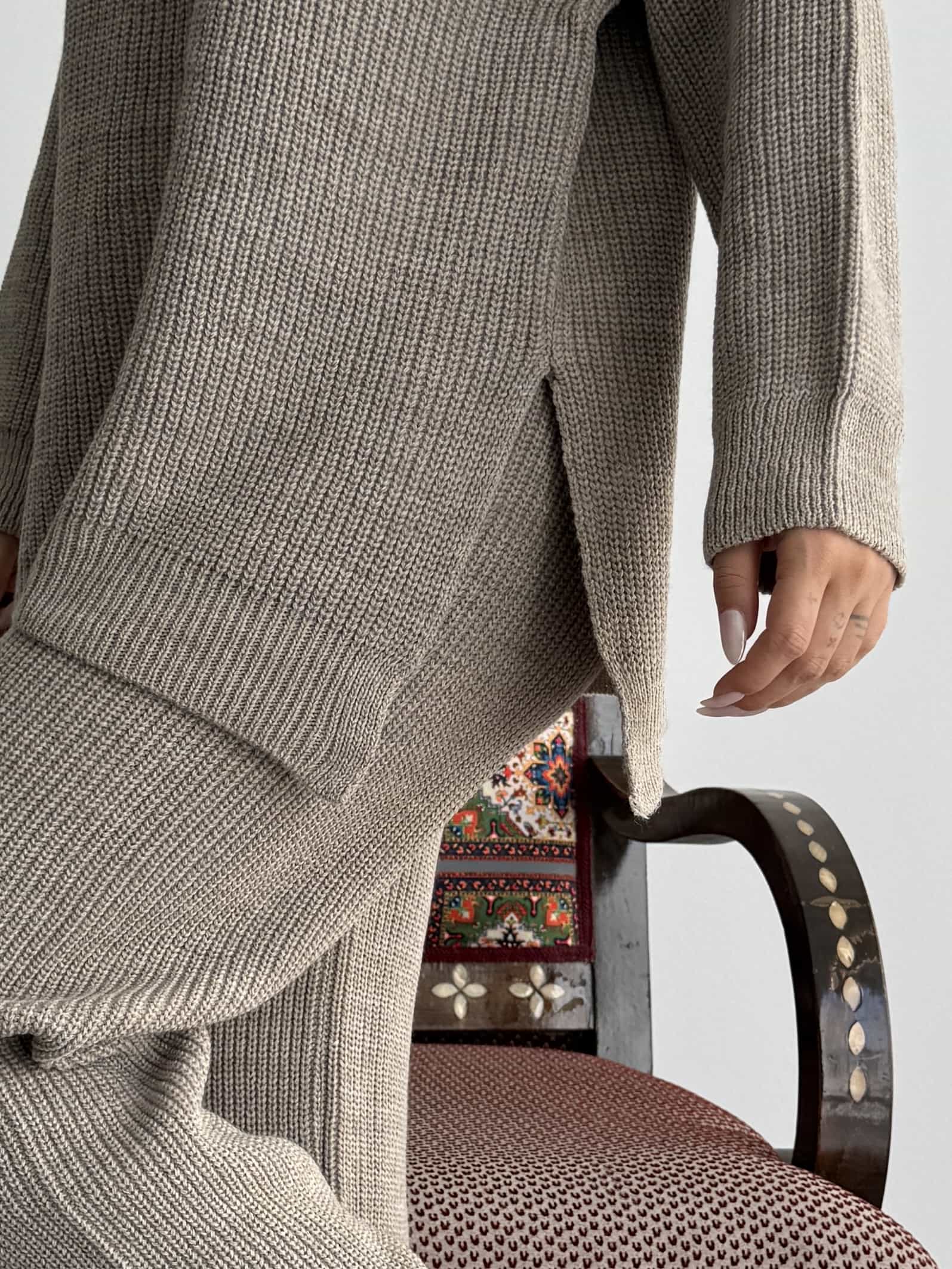 Fermuarlı Triko Takım 1556