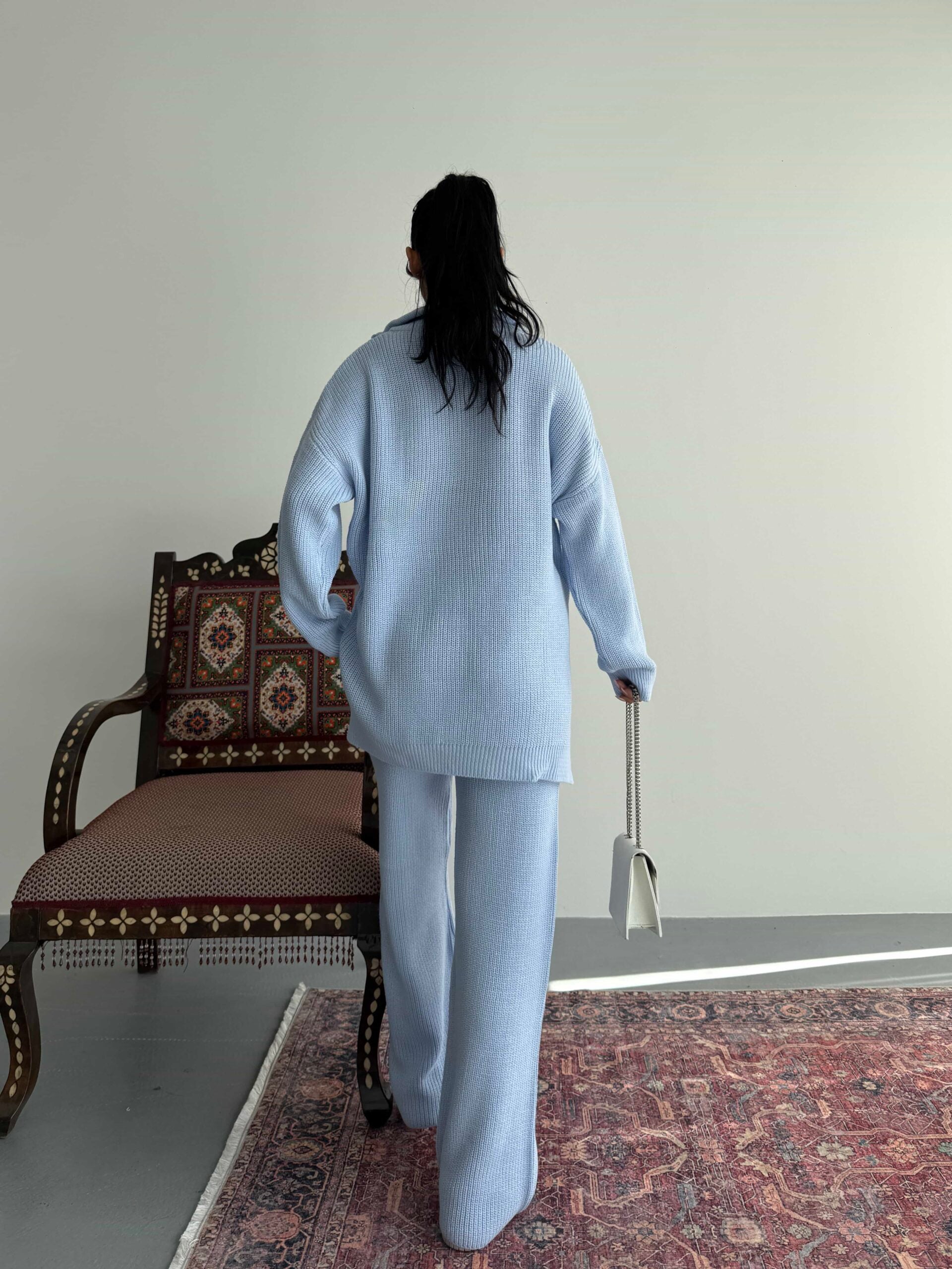 Fermuarlı Triko Takım 1556