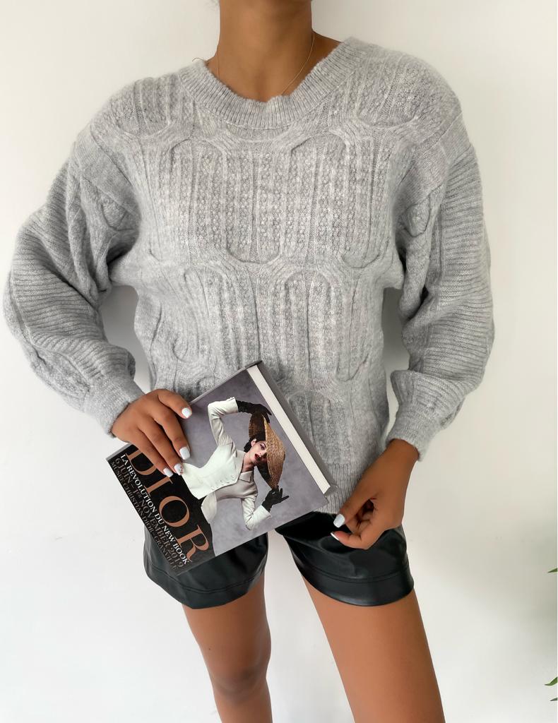 Sırt Detay Triko Kazak 848