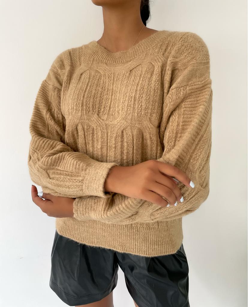 Sırt Detay Triko Kazak 848