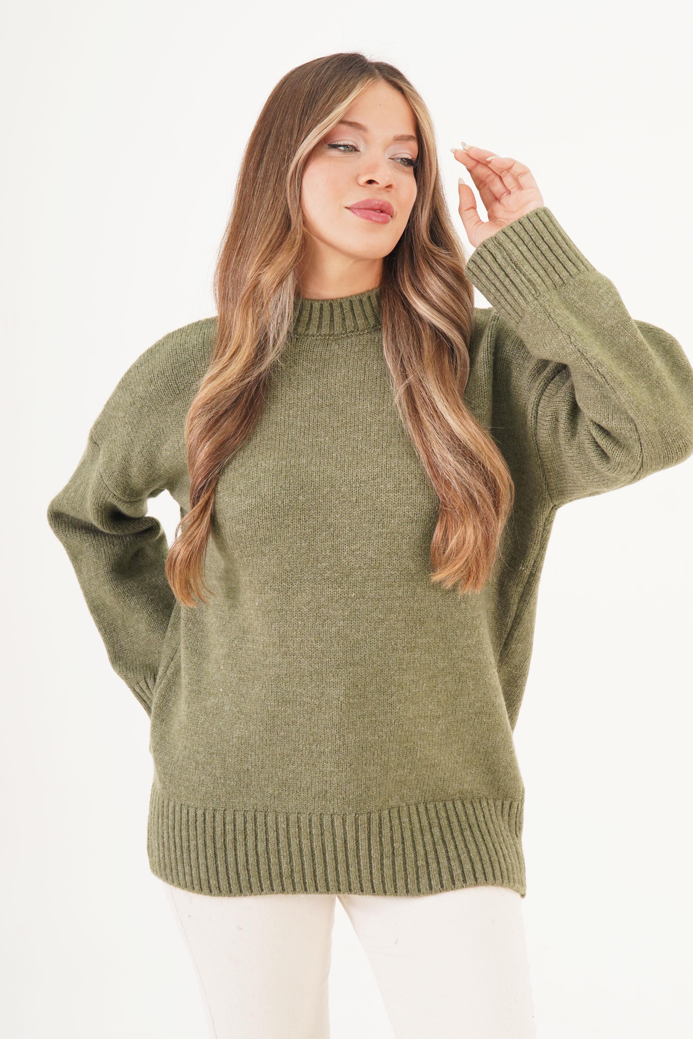 Ribana Detaylı Basic Toptan Haki Kazak Haki STD