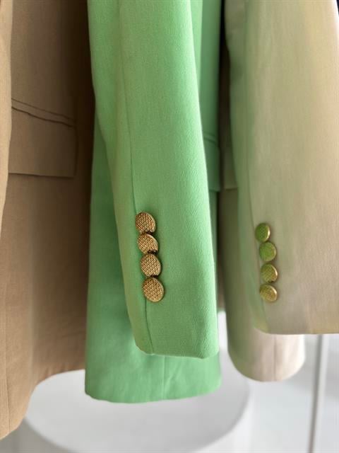 Agnes Blazer Keten Ceket 6105