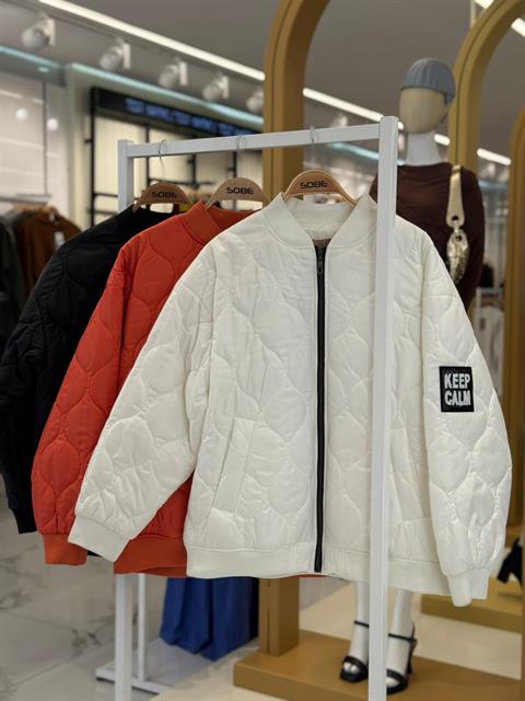 Alisa Oversize Kapitone Bomber Ceket 7058 -08