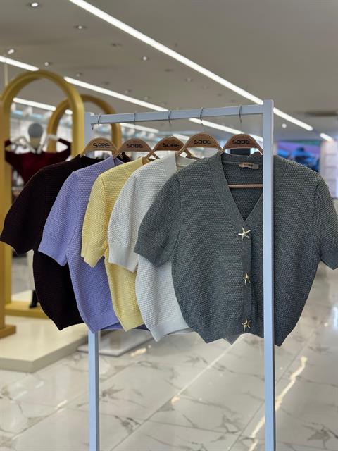 Asterya Gold Düğmeli Triko Hırka 5182