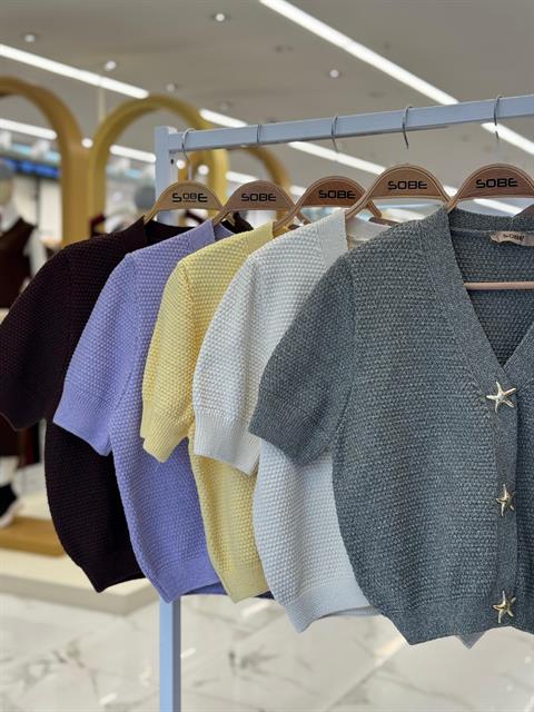 Asterya Gold Düğmeli Triko Hırka 5182