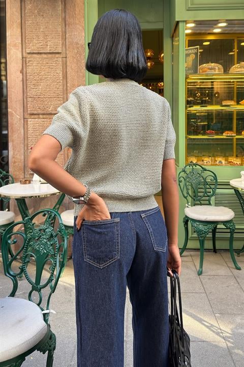 Asterya Gold Düğmeli Triko Hırka 5182