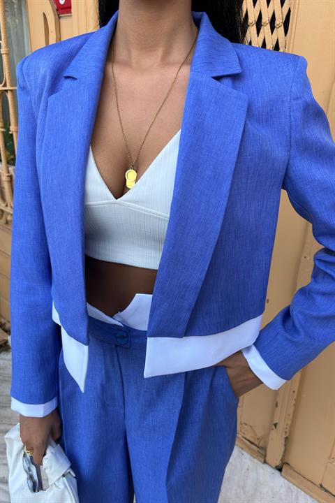 Audrey Crop Ceket Takım 10106