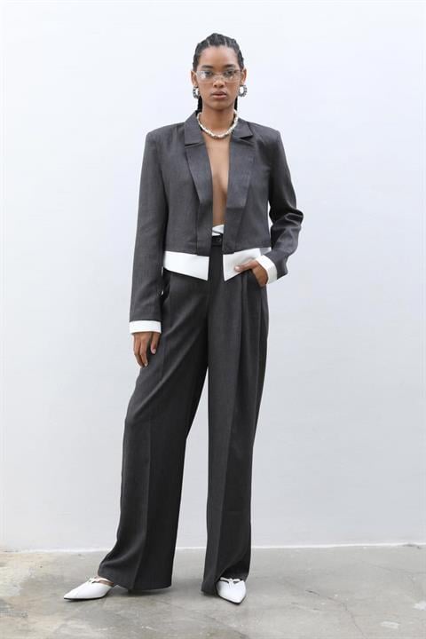 Audrey Crop Ceket Takım 9678-24