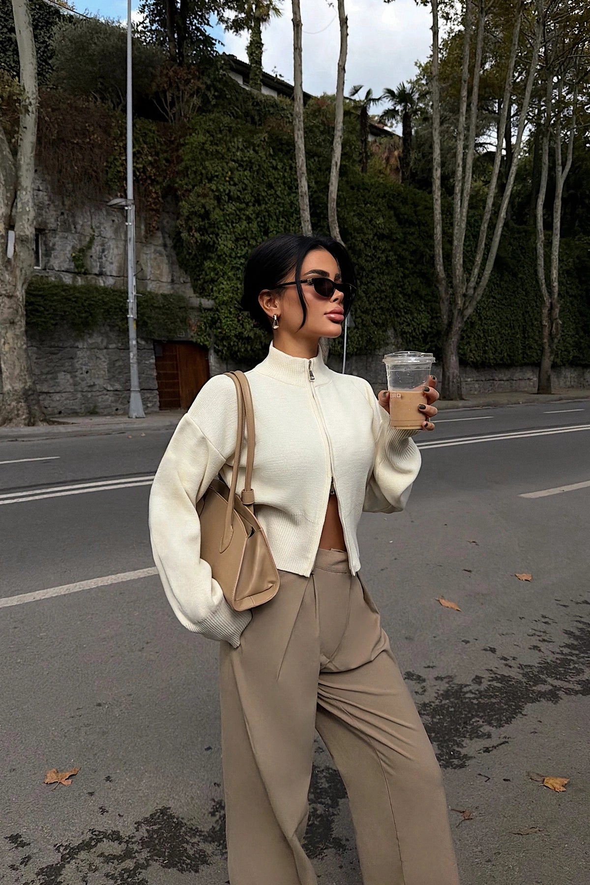 Balboa Çift Fermuarlı Triko Hırka