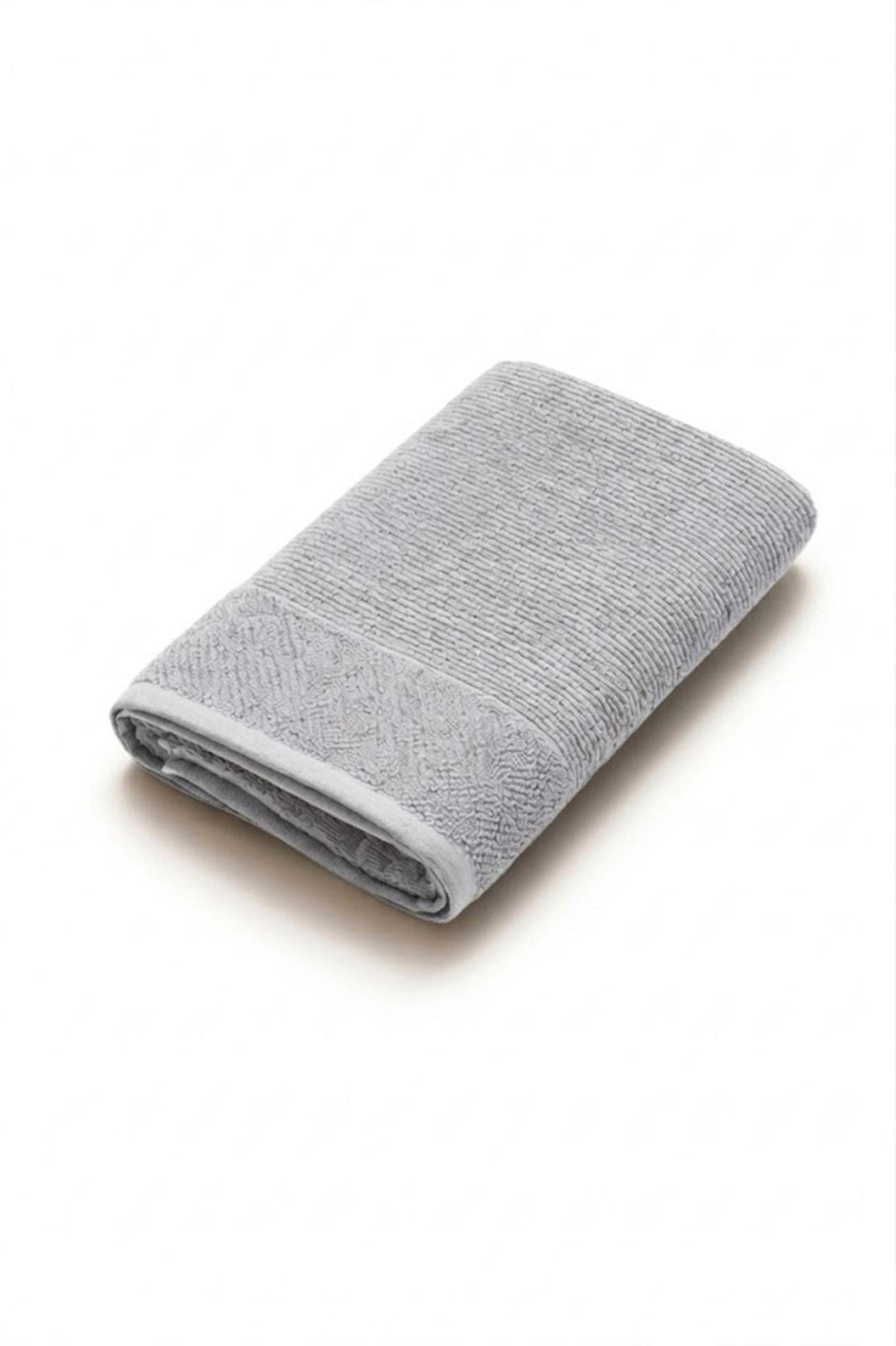 Be-0829-Gy %100 Pamuk Gri 70X140 Cm Banyo Havlusu