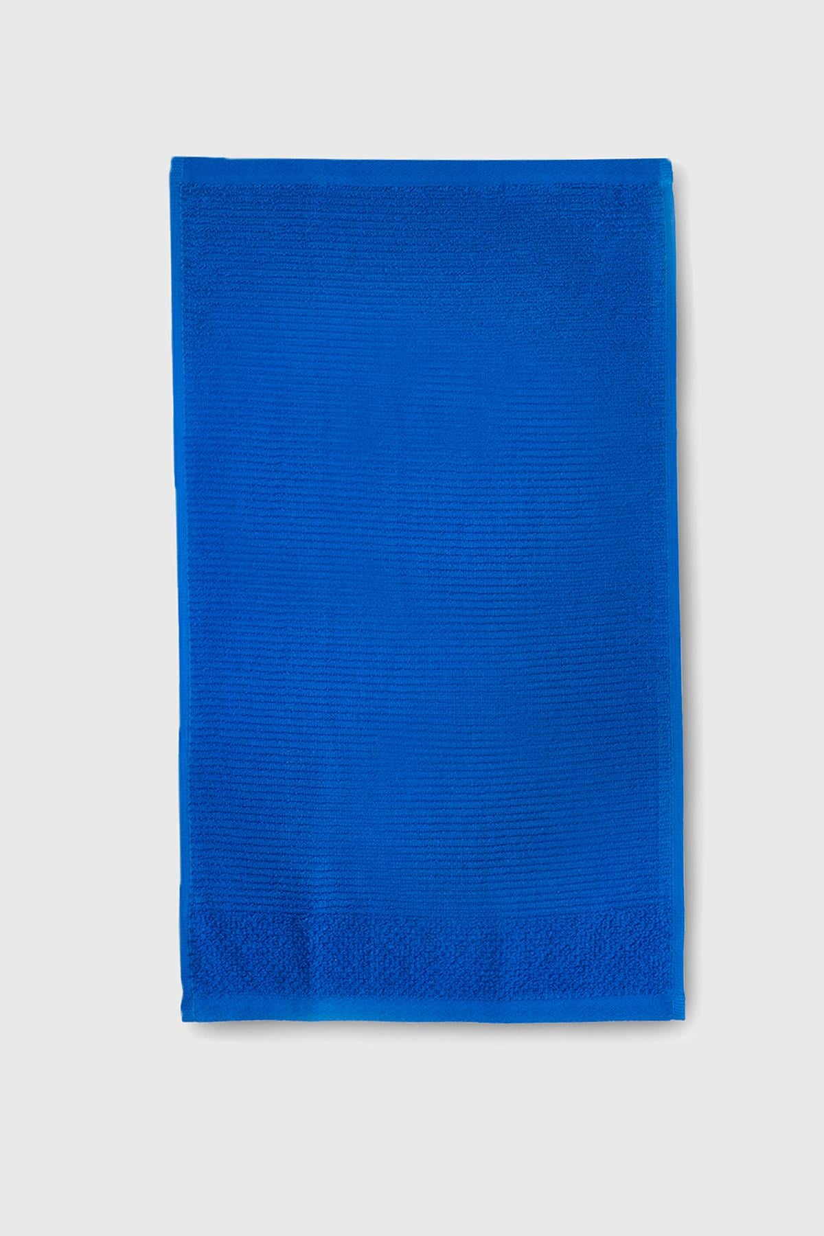 Be-0829St- Bl %100 Pamuk Mavi 3 Lü Set, 30X50 Cm, 50X90 Cm, 70X140 Cm Havlu Seti